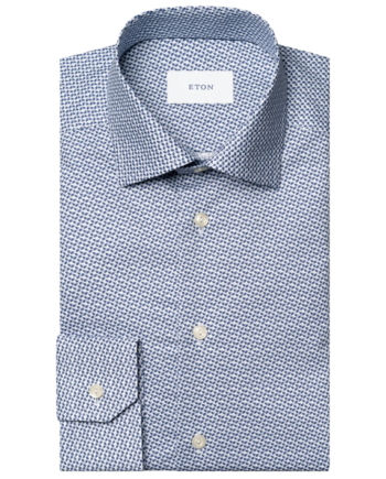 Micro Geometric Signature Twill Shirt
