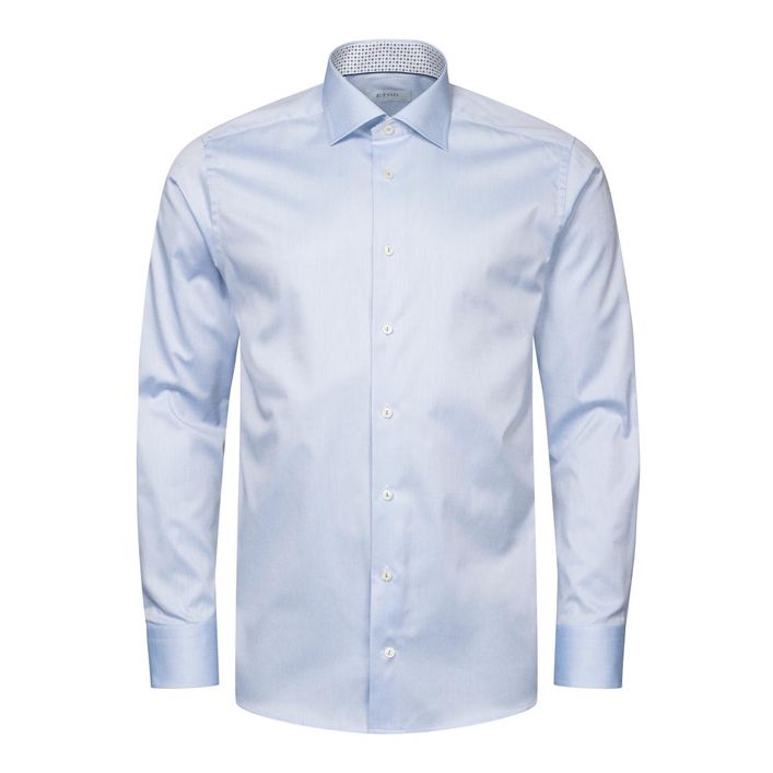 Micro Print Effect Signature Twill Shirt