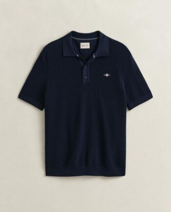 Micro Textured Cotton Ss Polo