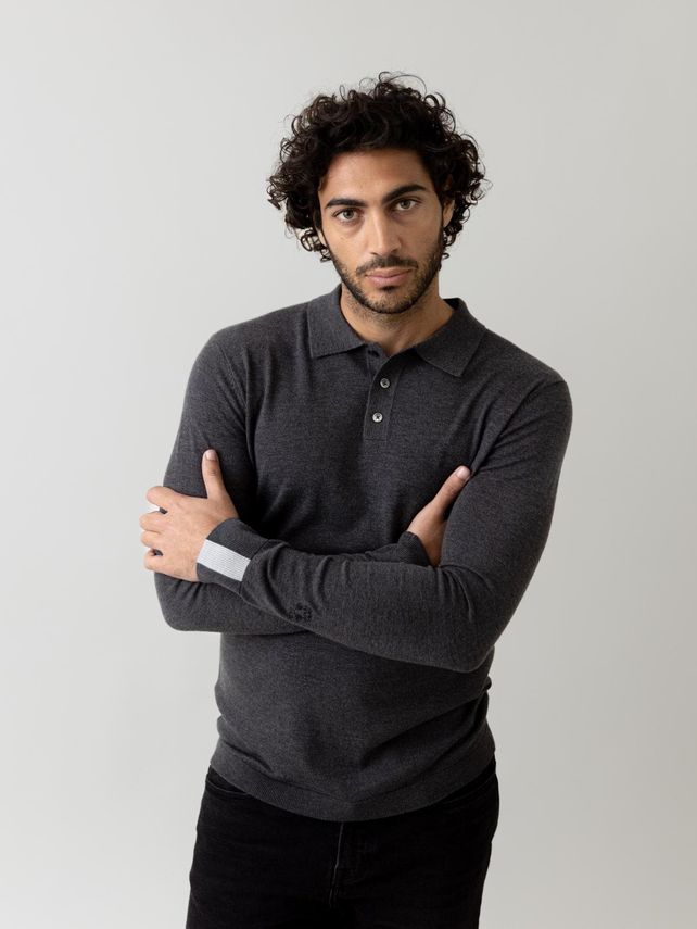 Mmgadam Soft Ls Polo Knit