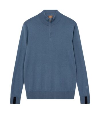 Mmgadam Soft Zip Turtle Neck Knit