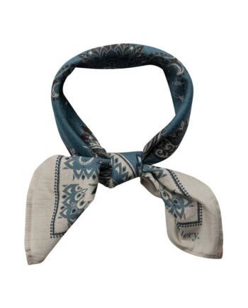 Mmgneckerchief Voile Ocean Paisley