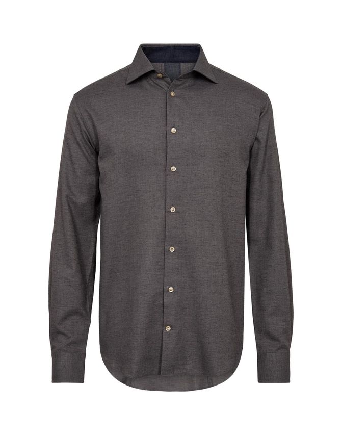 Modern Fit Shirt Brushed