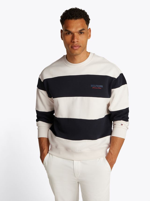Monotype Stripe Sweatshirt
