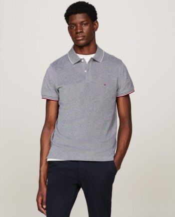 Mouline Oxford Tipping Slim Polo