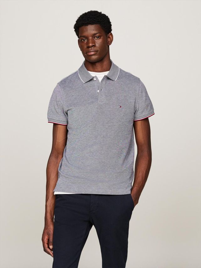 Mouline Oxford Tipping Slim Polo