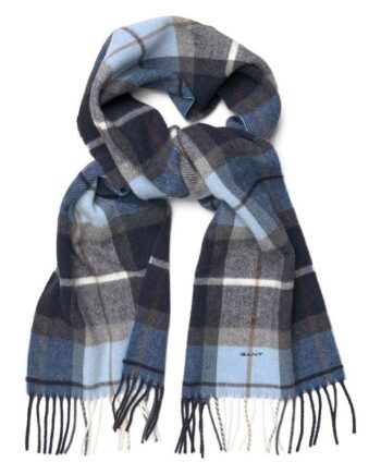 O2  Check Lambswool Scarf