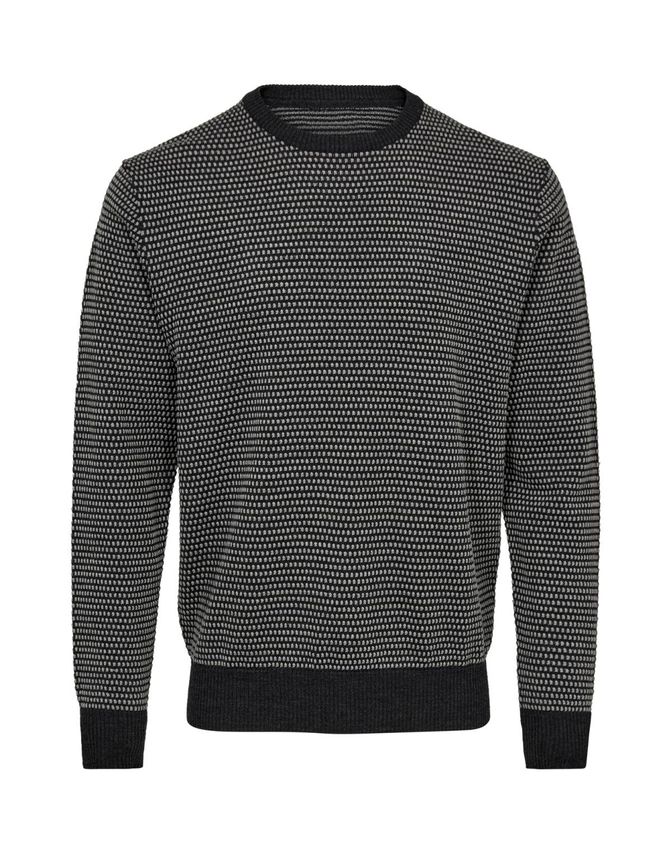 -neck Wool Modern Fit