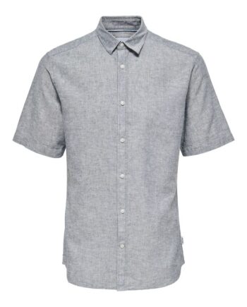 Onscaiden Ss Solid Linen Shirt Noos