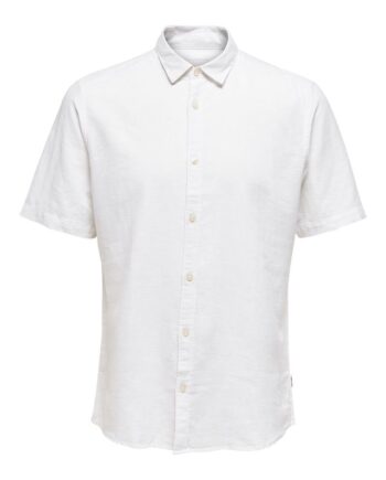 Onscaiden Ss Solid Linen Shirt Noos