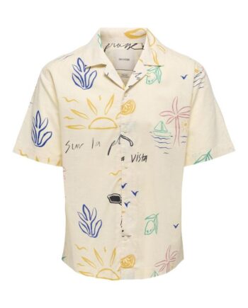 Onsluke Rlx Resort Aop Ss Shirt
