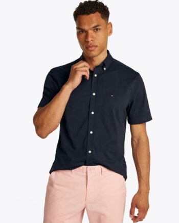 Performance Knit Solid Ss Shirt