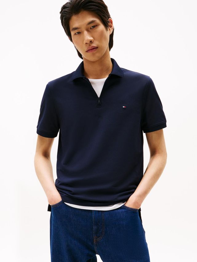 Performance Pique Zip Polo