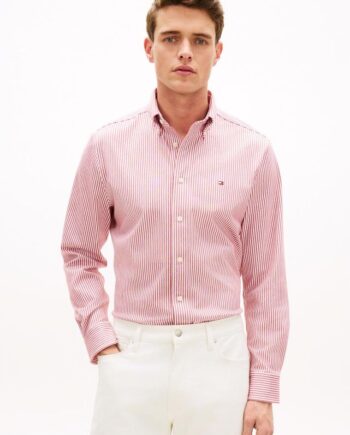 Performance Stripe Pique Oxford