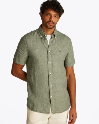 Pigment Dyed Linen Rf Shirt