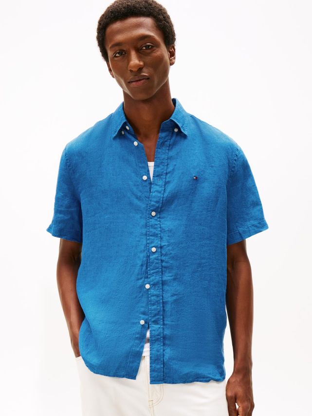 Pigment Dyed Linen Rf Shirt