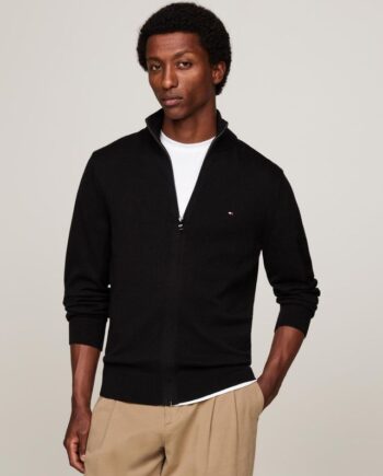 Pima Org Ctn Cashmere Zip Thru