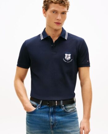 Pique Badge Reg Polo