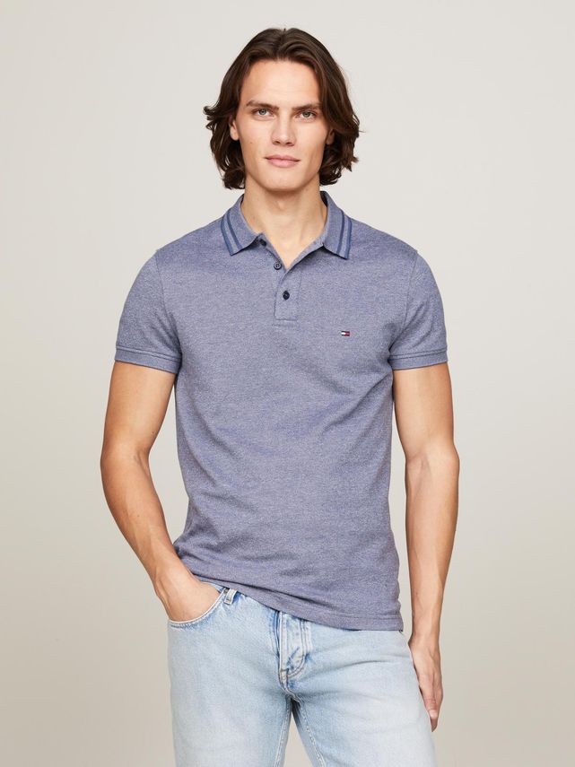Pretwist Mouline Slim Fit Polo
