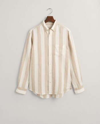 Reg Bold Stripe Linen Shirt