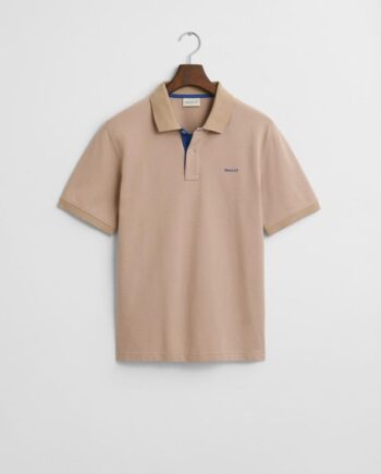 Reg Contrast Pique Ss Polo