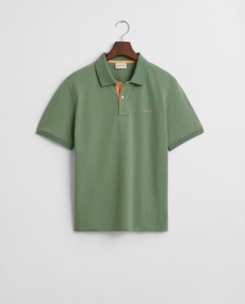 Reg Contrast Pique Ss Polo
