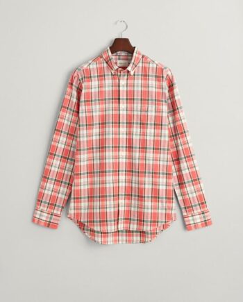 Reg Cotton Linen Check Shirt