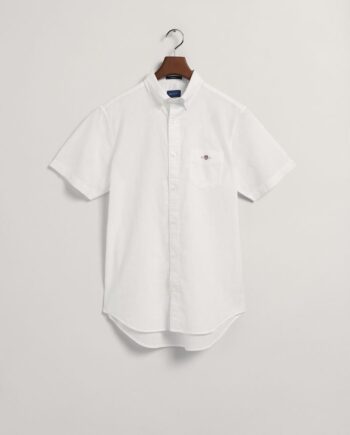 Reg Cotton Linen Ss Shirt