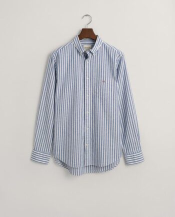 Reg Cotton Linen Stripe Shirt