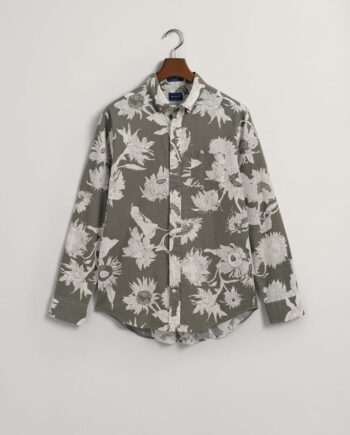 Reg Cotton Linen Sunflower Shirt