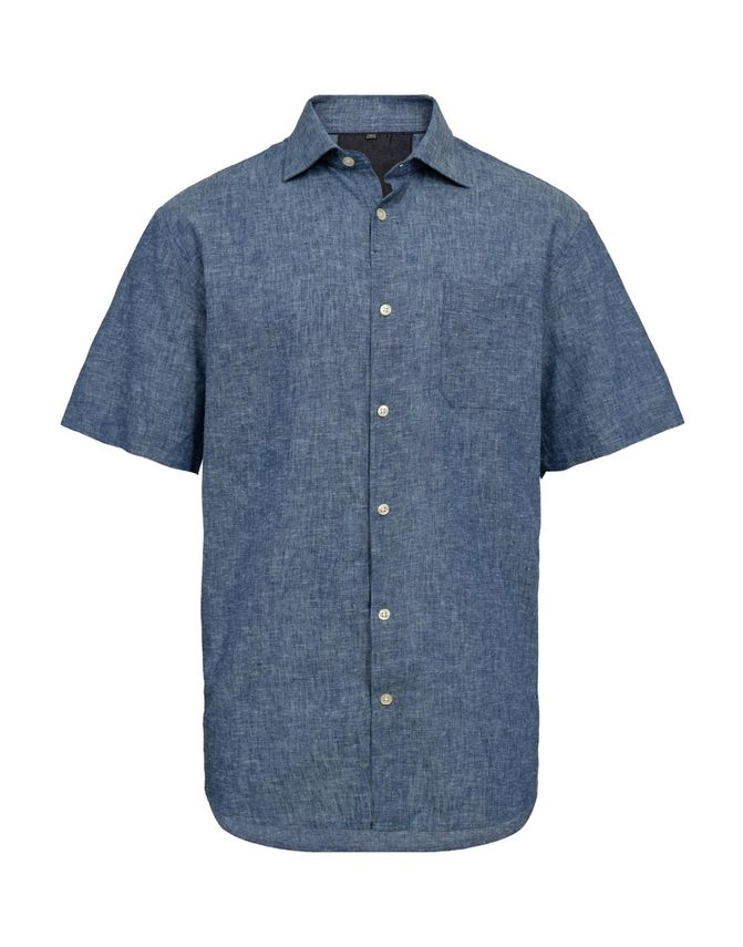 Reg Fit Linen Shirt