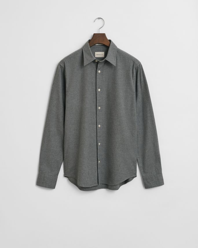 Reg Flannel Melange Shirt