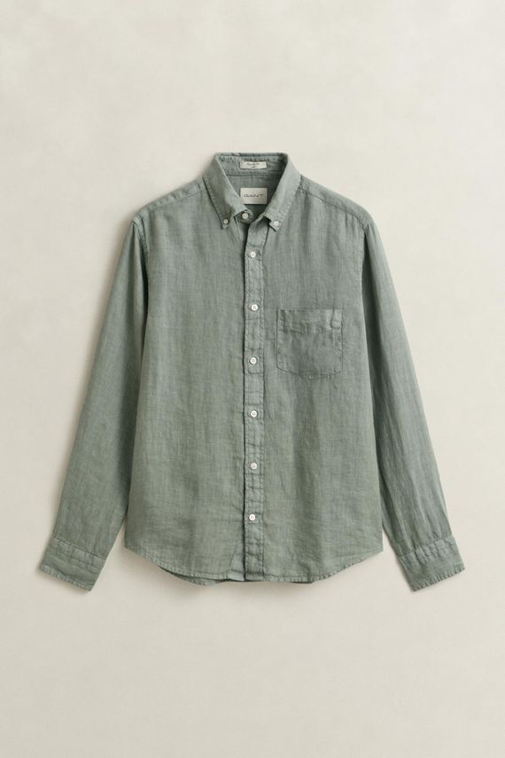 Reg Gmnt Dyed Linen Shirt