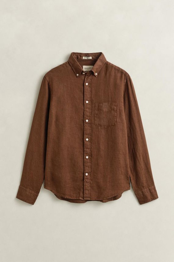 Reg Gmnt Dyed Linen Shirt