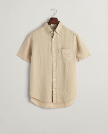 Reg Gmnt Dyed Linen Ss Shirt