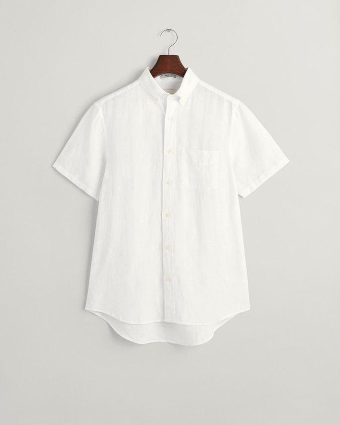 Reg Linen Ss Shirt