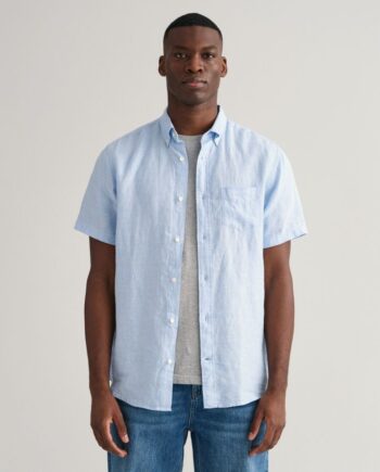 Reg Linen Ss Shirt