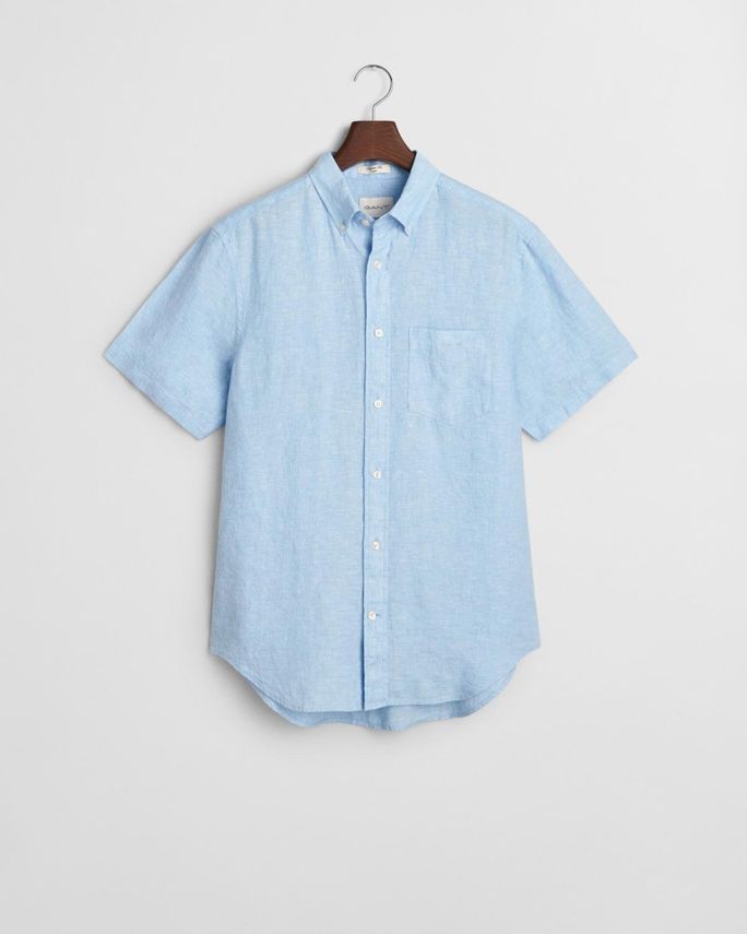Reg Linen Ss Shirt