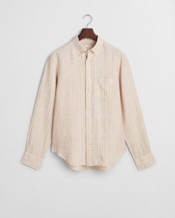 Reg Linen Stripe Shirt