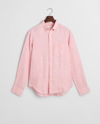 Reg Linen Stripe Shirt