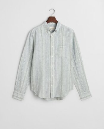 Reg Linen Stripe Shirt