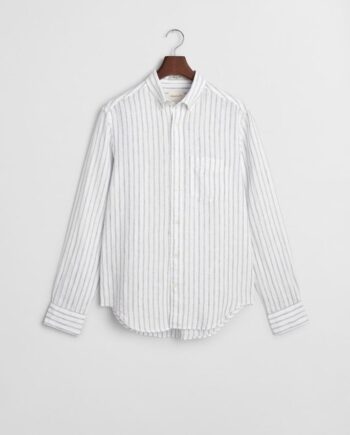 Reg Linen Stripe Shirt