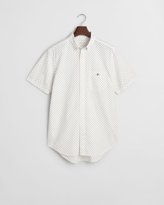 Reg Micro Print Ss Shirt