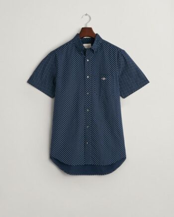 Reg Micro Print Ss Shirt
