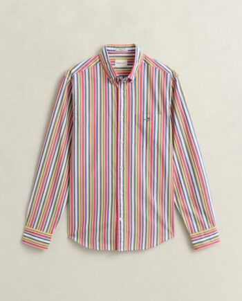 Reg Multistripe Poplin Shirt