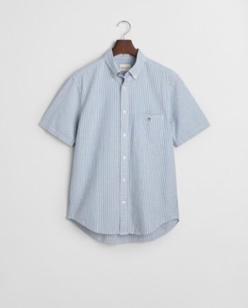 Reg Seersucker Stripe Ss Shirt