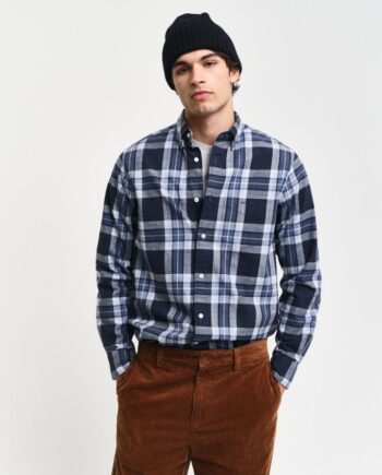 Reg Tartan Melange Check Shirt