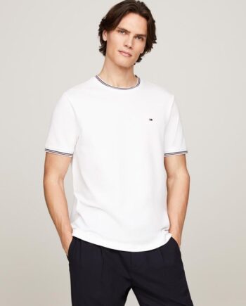 Rwb Tipped Collar Tee