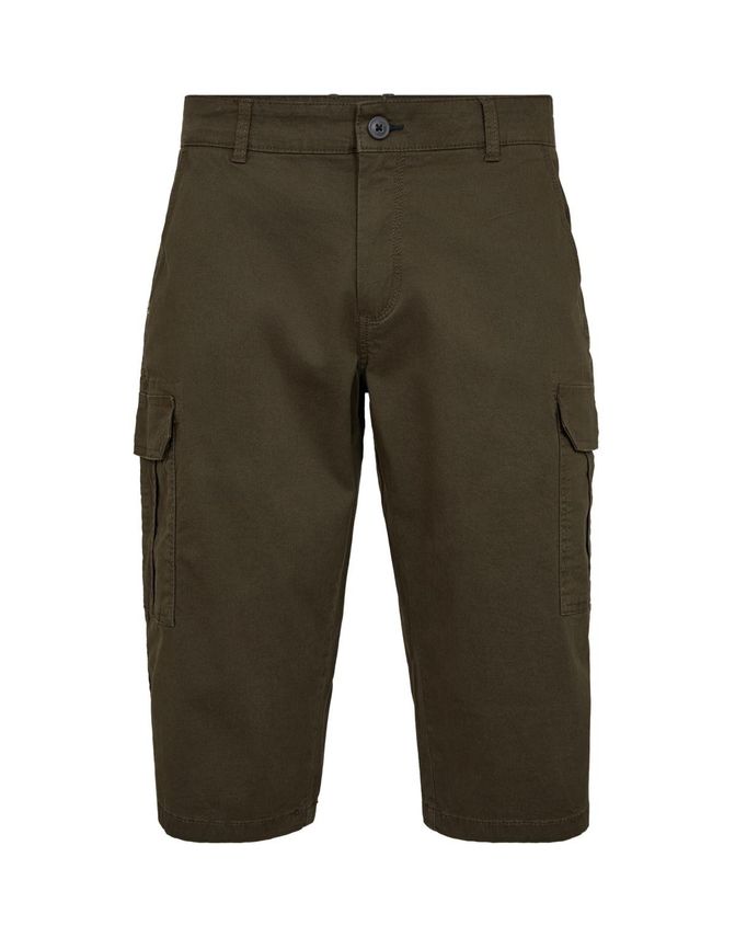 Salt Stretch Twill Cargo Capri