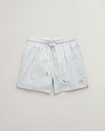 Seersucker Swim Shorts